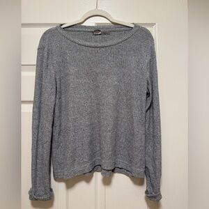 Roxy Gray Ribbed Women's long sleeve